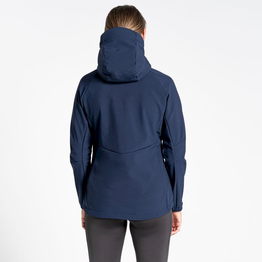 Vestes Craghoppers Kalti Weatherproof Encapuchonné Bleu Bleu Marine Grise Femme | IXG-8848806