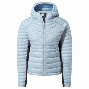 Vestes Craghoppers ExpoLite Insulated Encapuchonné Blanche Femme | IOJ-8253606