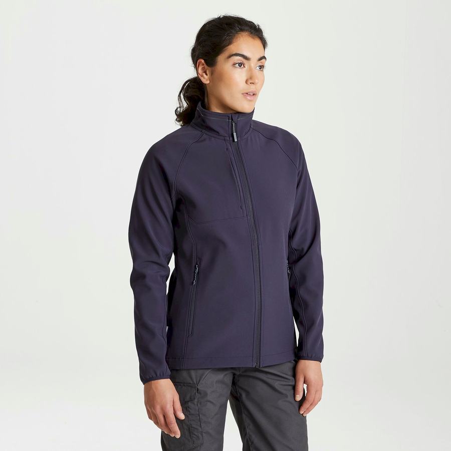 Vestes Craghoppers Expert Basecamp Softshell Bleu Marine Femme | SHP-2190318