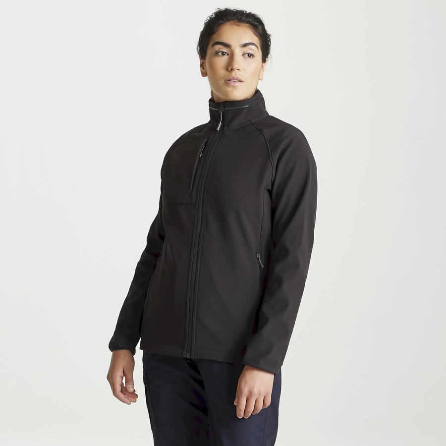 Vestes Craghoppers Expert Basecamp Softshell Noir Femme | ETN-4404720