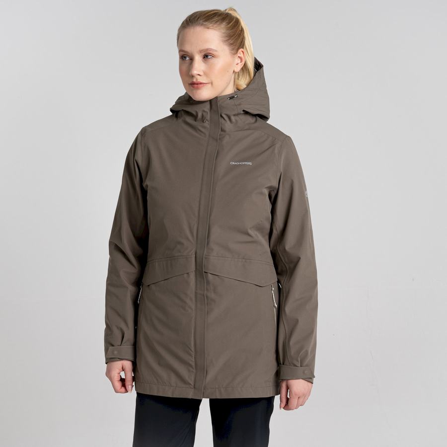 Vestes Craghoppers Caldbeck Pro 3 in 1 Vert Olive Femme | NXA-9131249