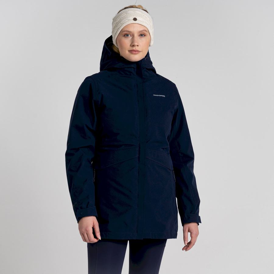 Vestes Craghoppers Caldbeck Pro 3 in 1 Bleu Bleu Marine Femme | FCR-8431041