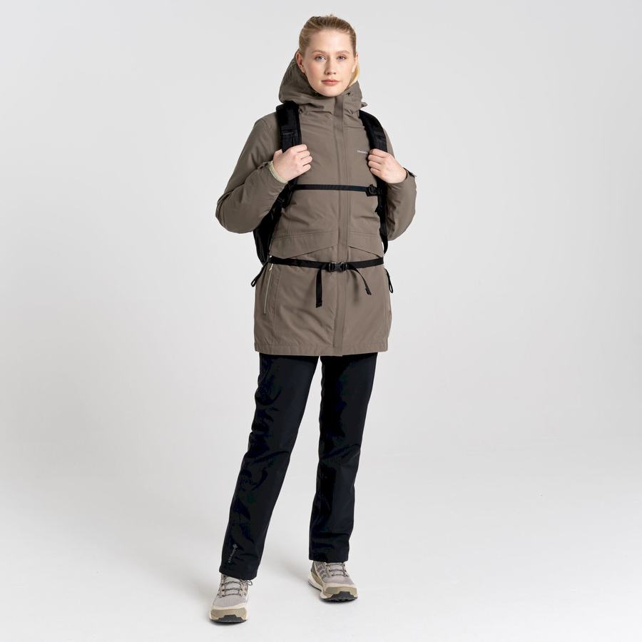 Vestes Craghoppers Caldbeck Pro 3 in 1 Vert Olive Femme | NXA-9131249