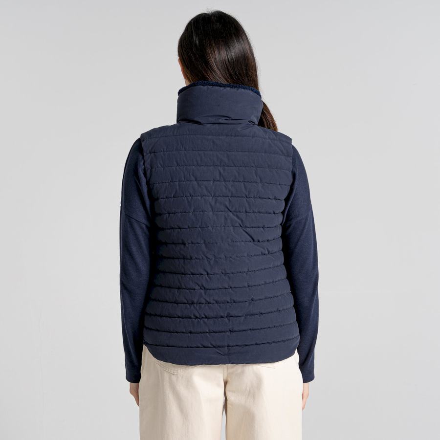 Gilet Craghoppers Langley Bleu Bleu Marine Femme | ETD-0380619