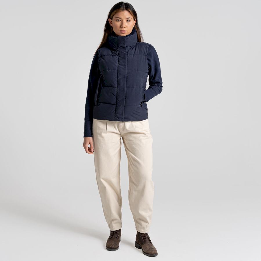 Gilet Craghoppers Langley Bleu Bleu Marine Femme | ETD-0380619