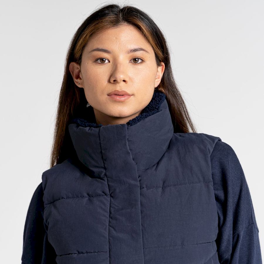 Gilet Craghoppers Langley Bleu Bleu Marine Femme | ETD-0380619