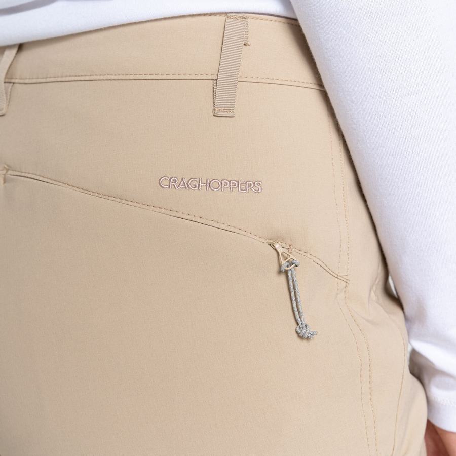 Pantalons Craghoppers Stretch Kiwi Pro III Marron Femme | FMY-0277632