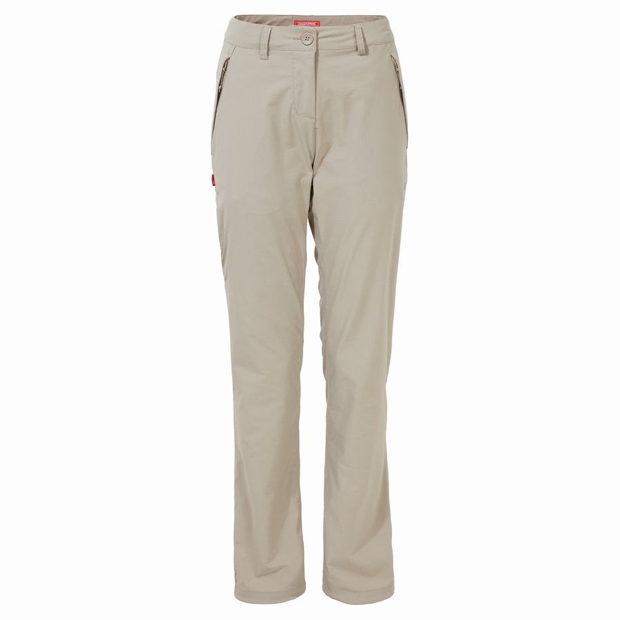 Pantalons Craghoppers NosiLife Pro II Marron Clair Femme | NTG-4949682