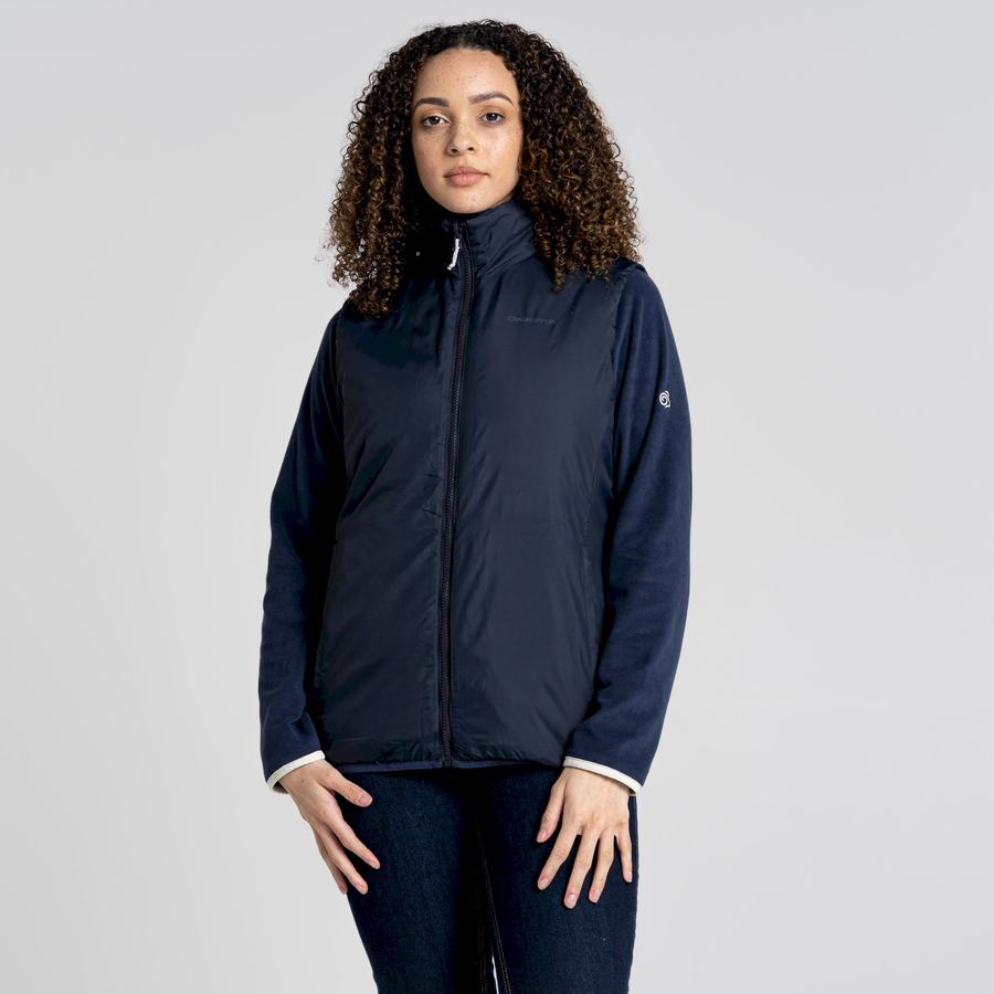 Gilet Craghoppers Compresslite VI Vest Bleu Bleu Marine Femme | TUL-0494570