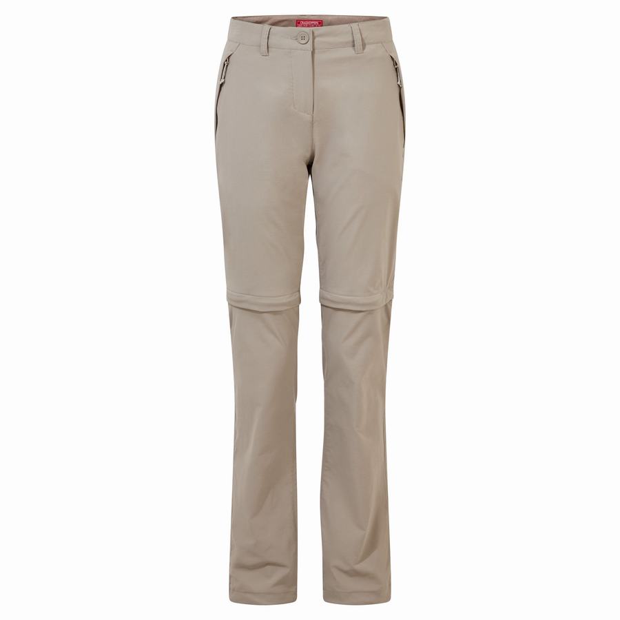 Pantalons Craghoppers NosiLife Pro II Marron Clair Femme | DXH-7278373