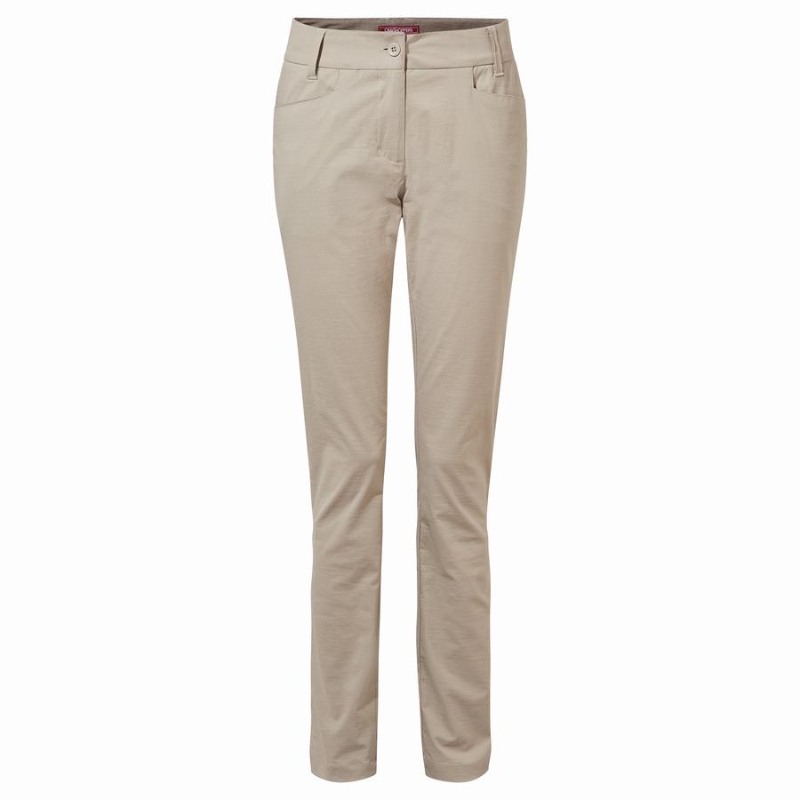 Pantalons Craghoppers NosiLife Clara II Marron Femme | QWW-7672073