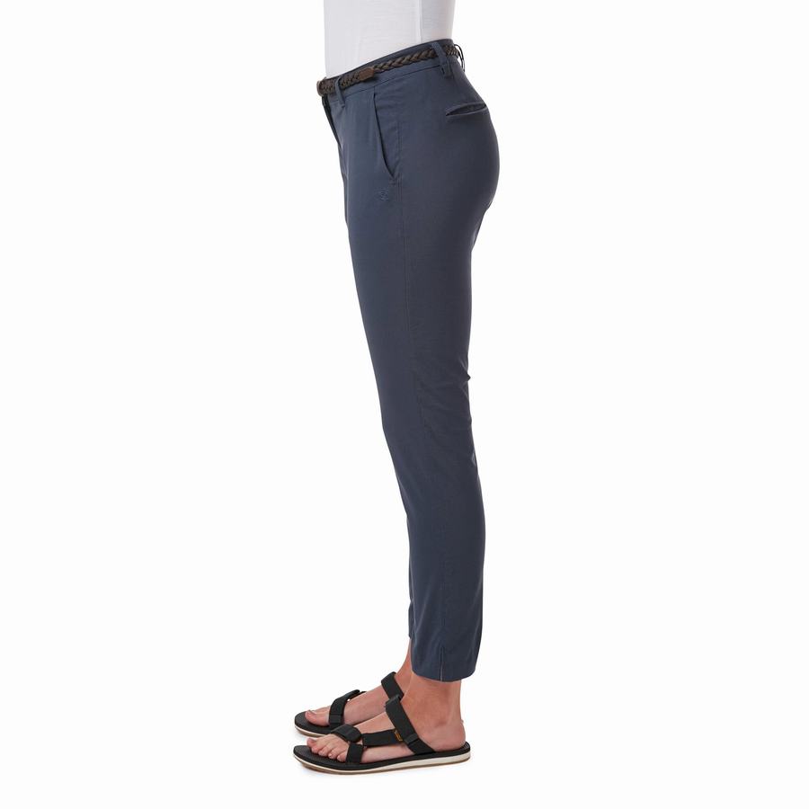 Pantalons Craghoppers NosiLife Briar Bleu Marine Femme | QHS-5125096