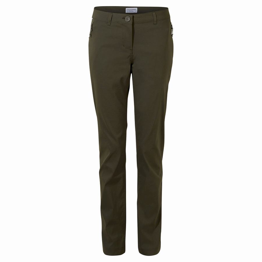 Pantalons Craghoppers Kiwi Pro II Kaki Femme | UKI-3782529