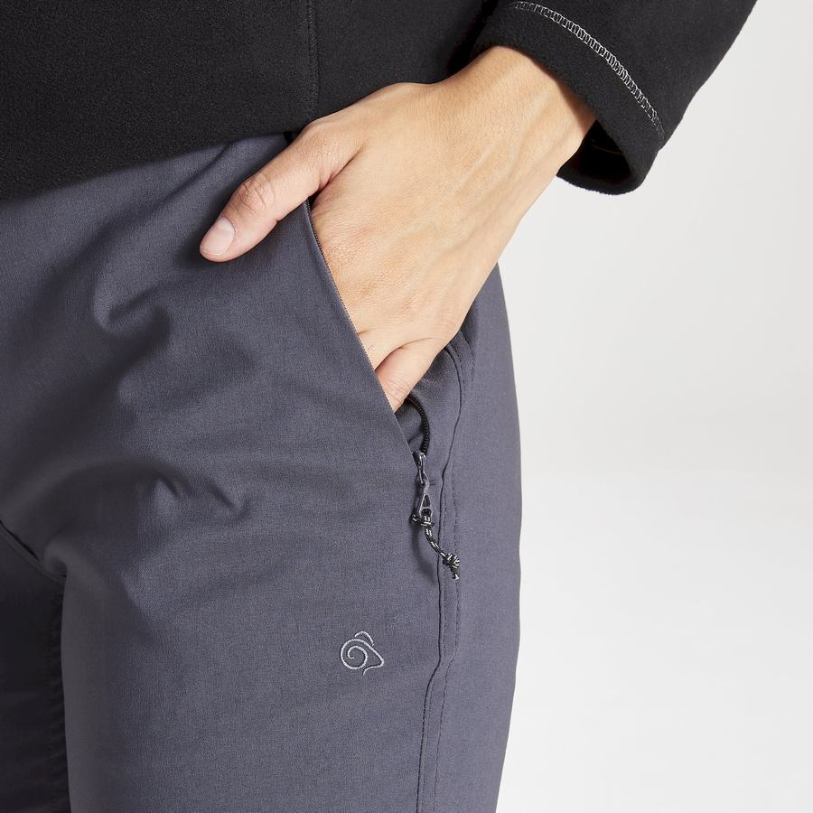 Pantalons Craghoppers Kiwi Pro II Grise Foncé Femme | QFQ-5062972