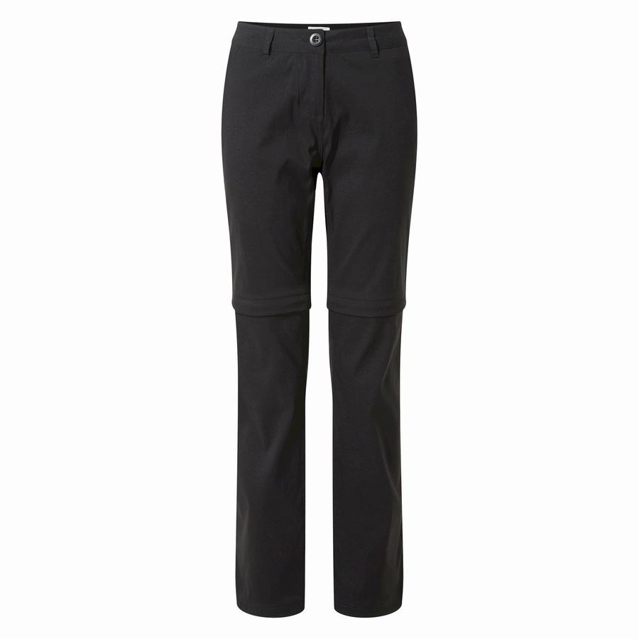 Pantalons Craghoppers Kiwi Pro II Noir Femme | YKG-9443643