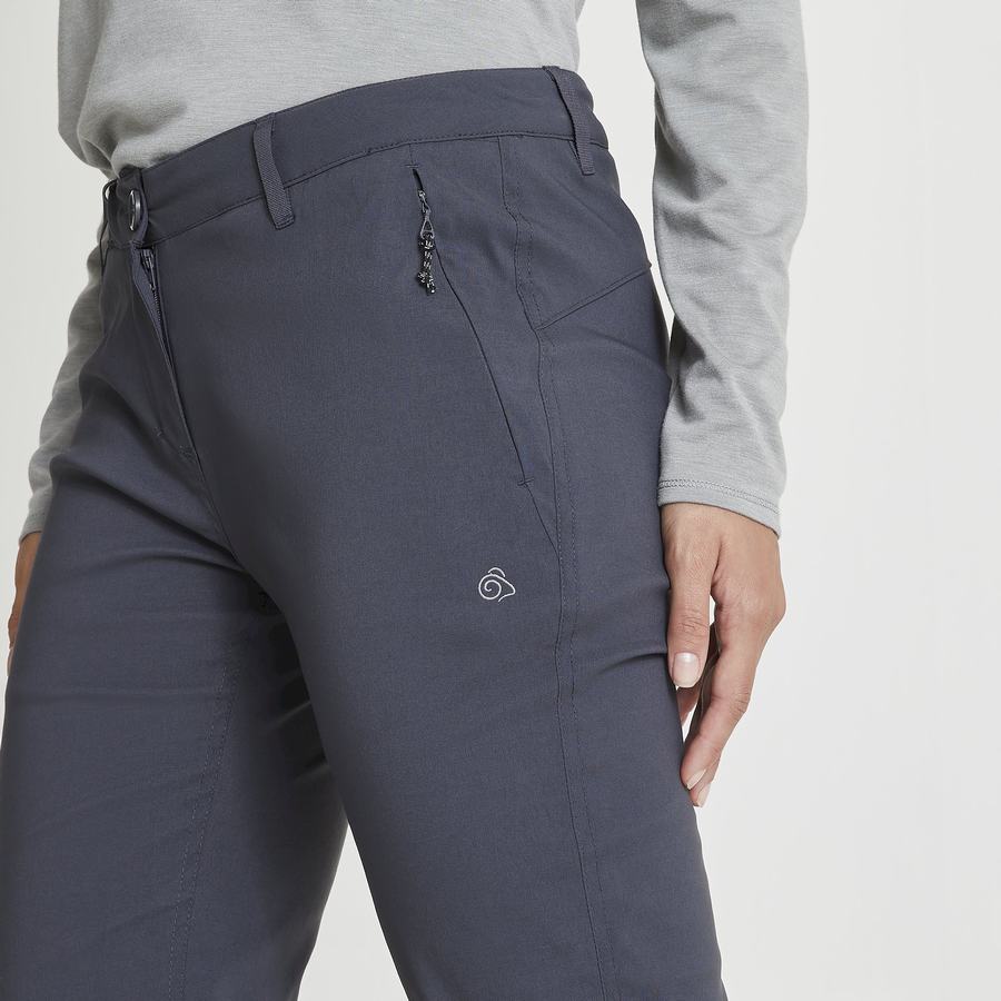 Pantalons Craghoppers Kiwi Pro II D'hiver Doublée Grise Foncé Femme | AIS-0851046