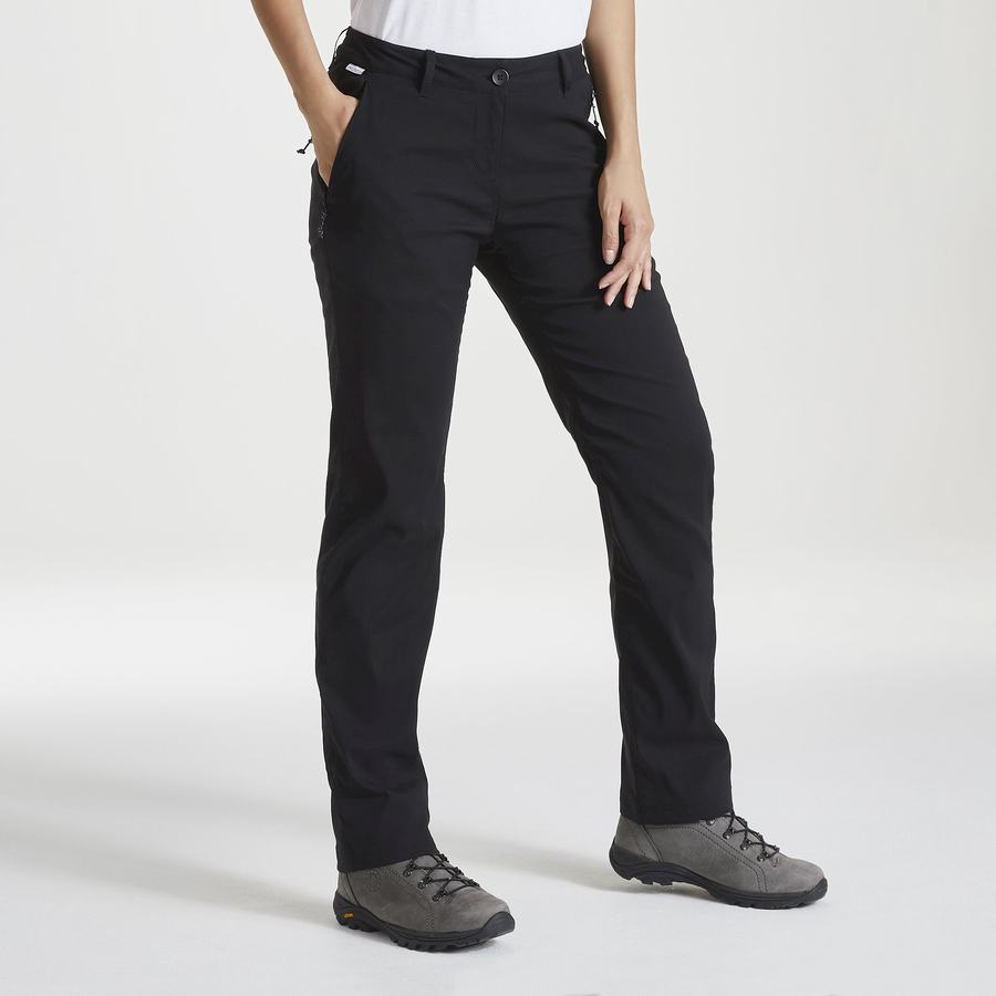 Pantalons Craghoppers Kiwi Pro II D'hiver Doublée Noir Femme | SVN-4016288