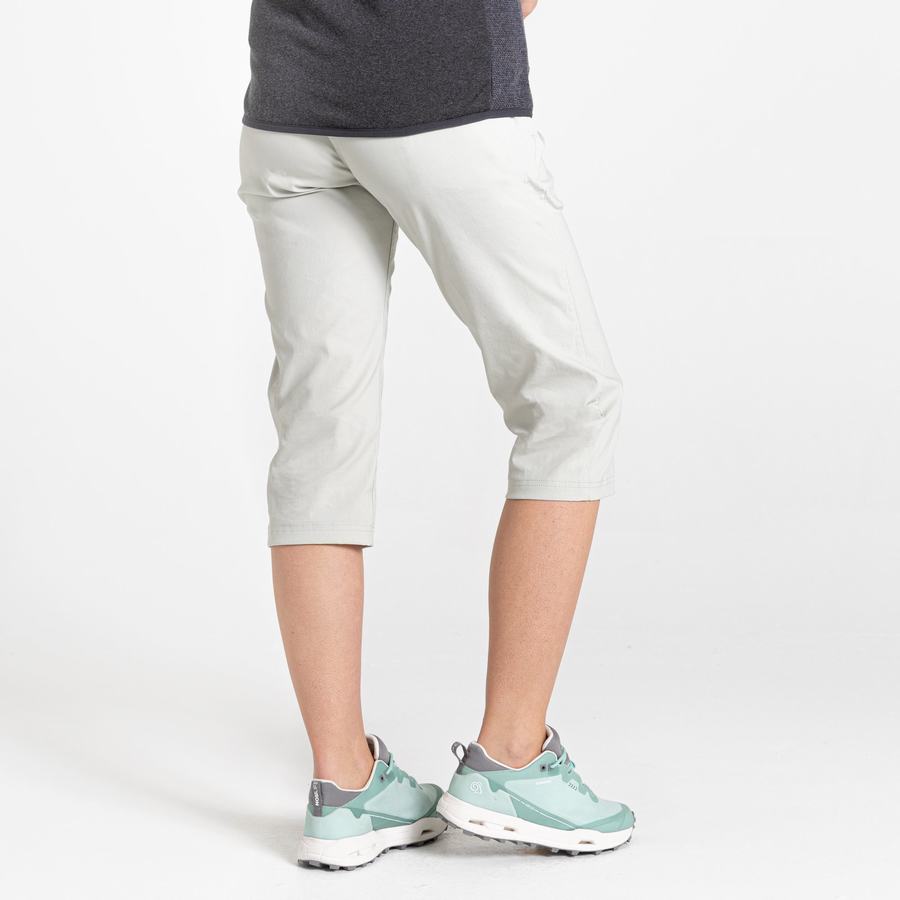 Pantalons Craghoppers Kiwi Pro II Crop Grise Femme | BCI-3382881