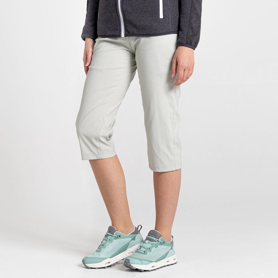 Pantalons Craghoppers Kiwi Pro II Crop Grise Femme | BCI-3382881