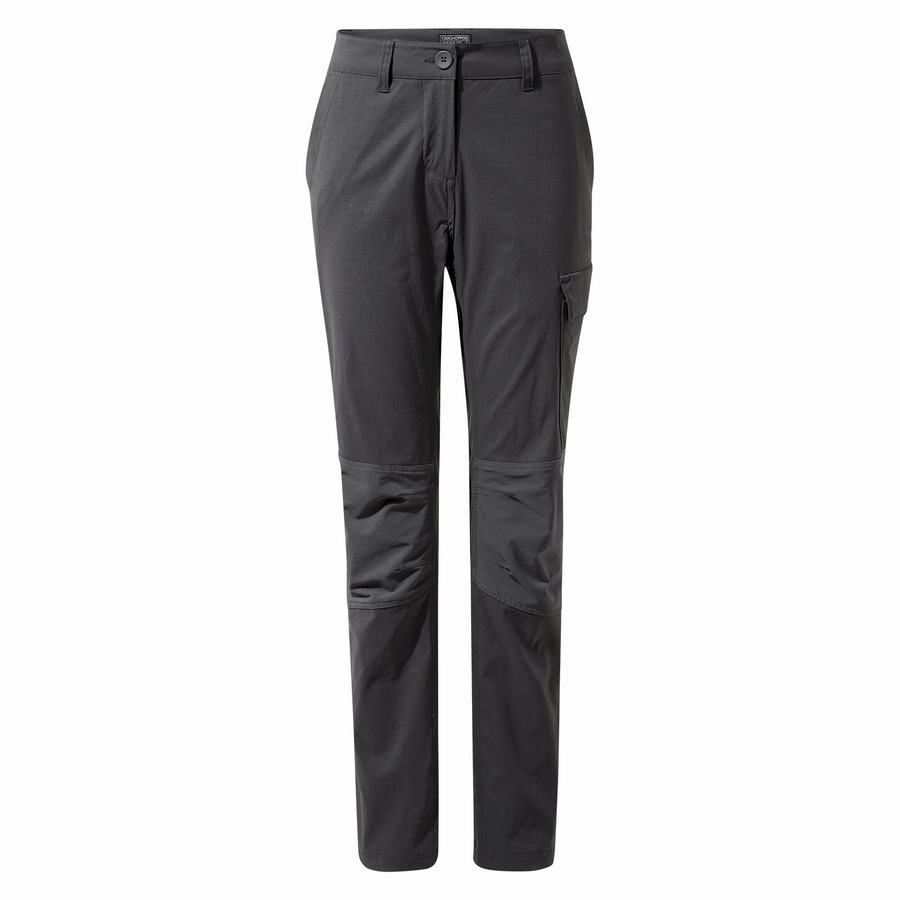 Pantalons Craghoppers Kiwi Pro Expedition Grise Foncé Femme | XWX-1797027