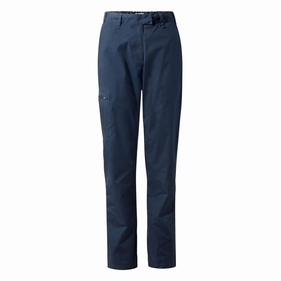 Pantalons Craghoppers Classiche Kiwi II Bleu Marine Femme | RDR-4902991