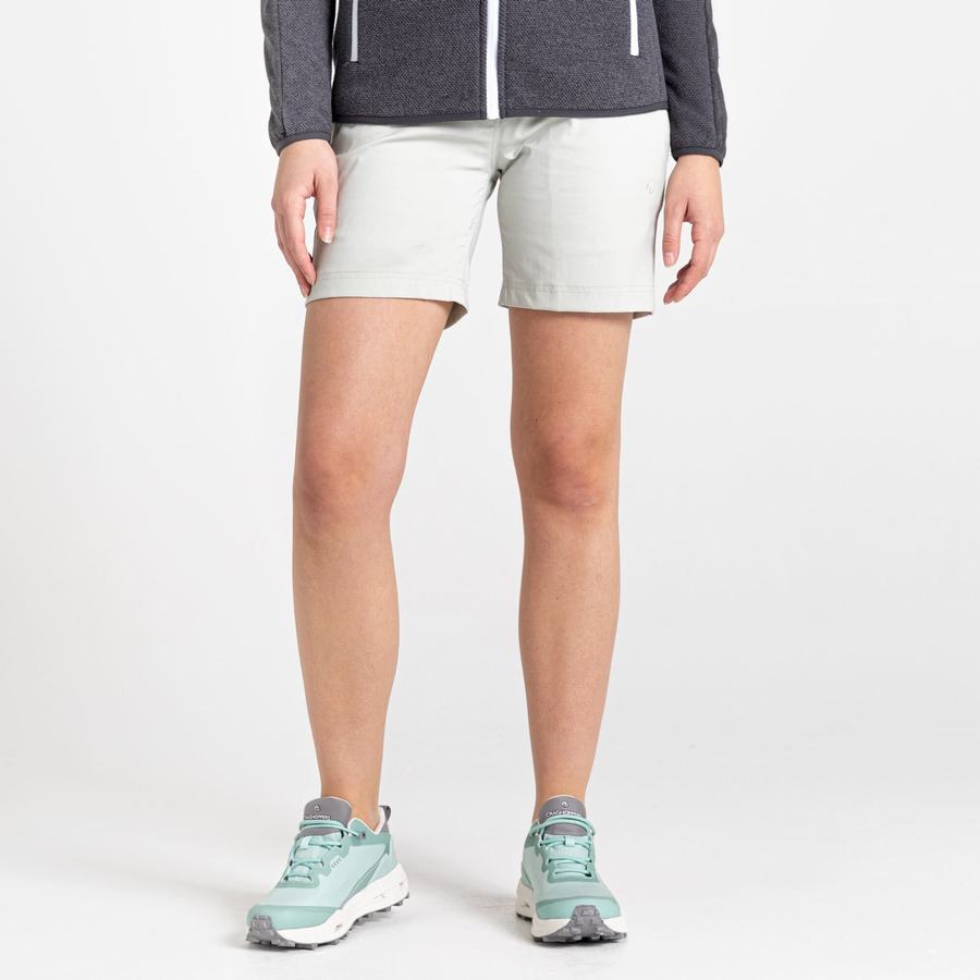 Shorts Craghoppers Stretch Kiwi Pro III Grise Femme | IZR-9087073