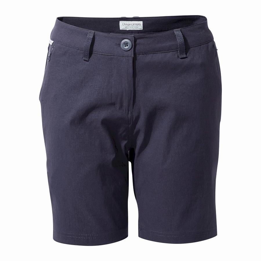 Shorts Craghoppers Stretch Kiwi Pro III Bleu Marine Femme | WWV-7956749