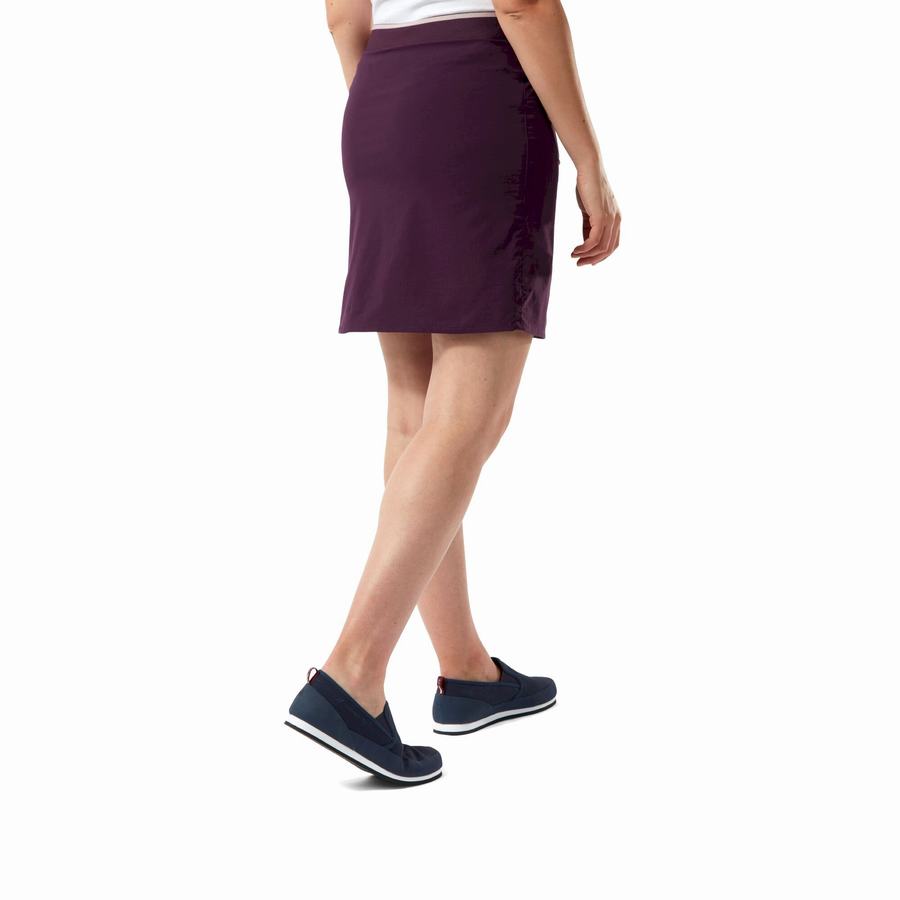 Shorts Craghoppers NosiLife Pro Skort Violette Femme | OOK-6903242