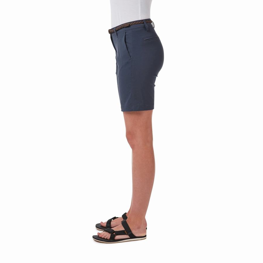 Shorts Craghoppers Dynamic Bleu Marine Femme | JRD-1631713