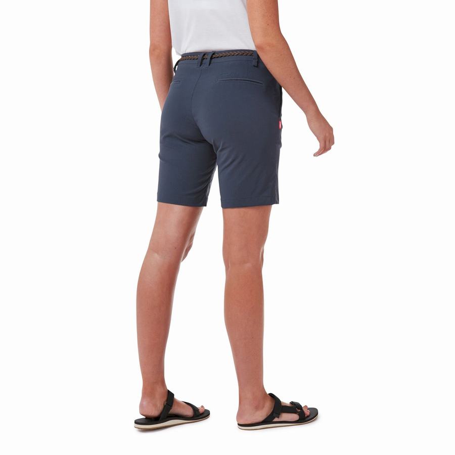 Shorts Craghoppers Dynamic Bleu Marine Femme | JRD-1631713