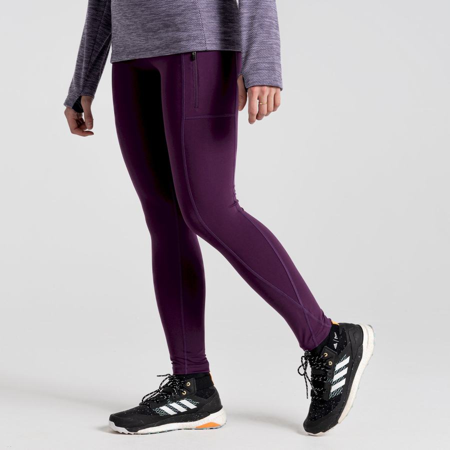 Leggings Craghoppers Kiwi Pro Violette Femme | SND-7326084