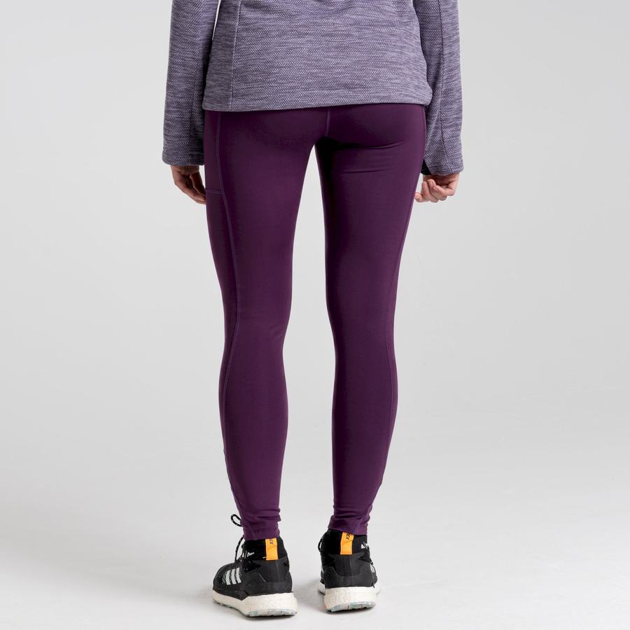 Leggings Craghoppers Kiwi Pro Violette Femme | SND-7326084