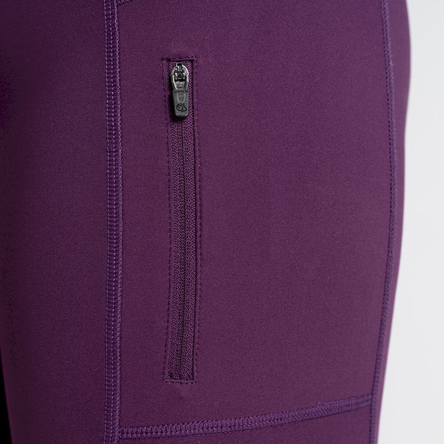 Leggings Craghoppers Kiwi Pro Violette Femme | SND-7326084