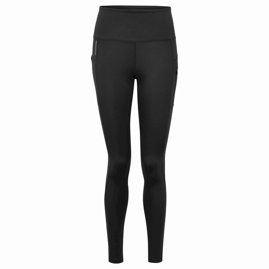 Leggings Craghoppers Kiwi Pro Noir Femme | BVJ-3993971