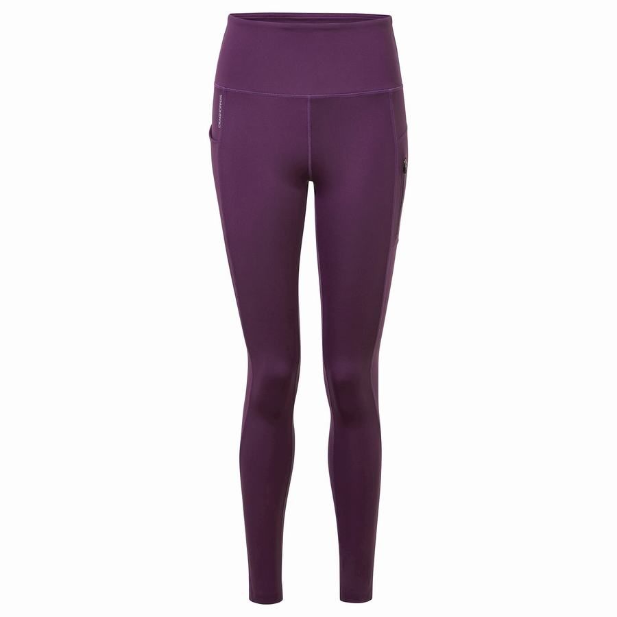 Leggings Craghoppers Kiwi Pro Violette Femme | SND-7326084