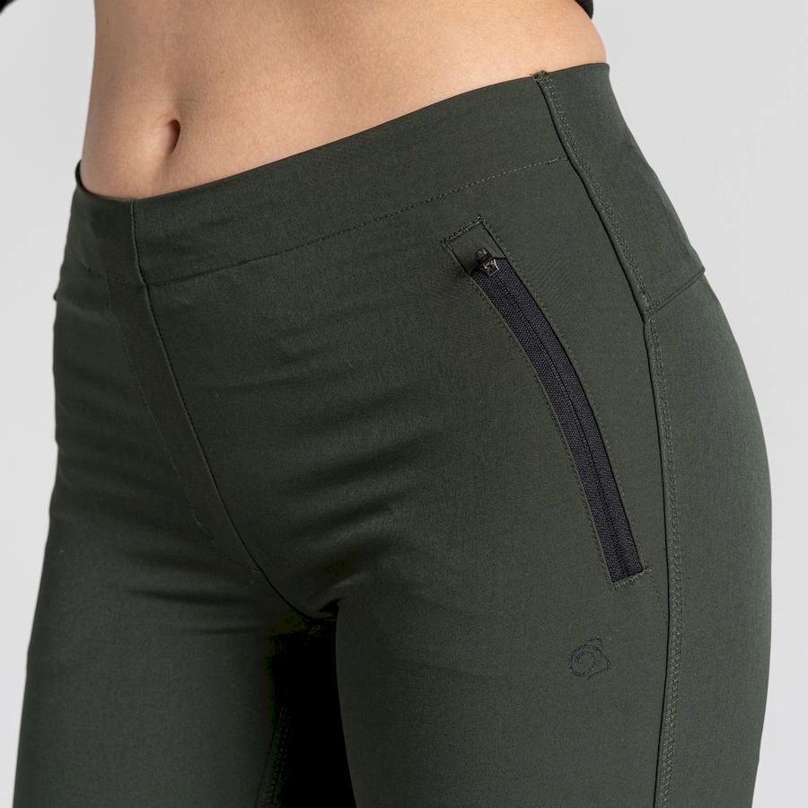 Leggings Craghoppers Expedition Vert Femme | EHD-4518285