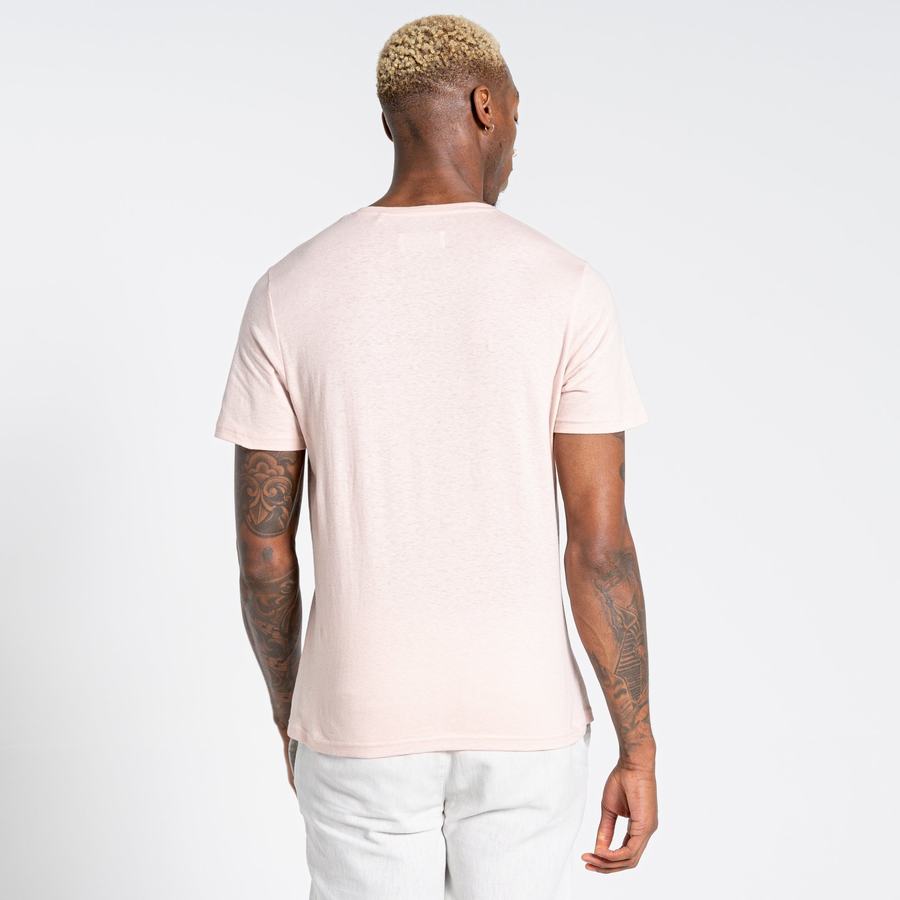 T Shirts Craghoppers Nosibotanical Sten Corta Sleeved Rose Homme | LTP-3560224