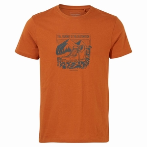 T Shirts Craghoppers Lugo Corta Sleeved Orange Homme | ESE-1967910