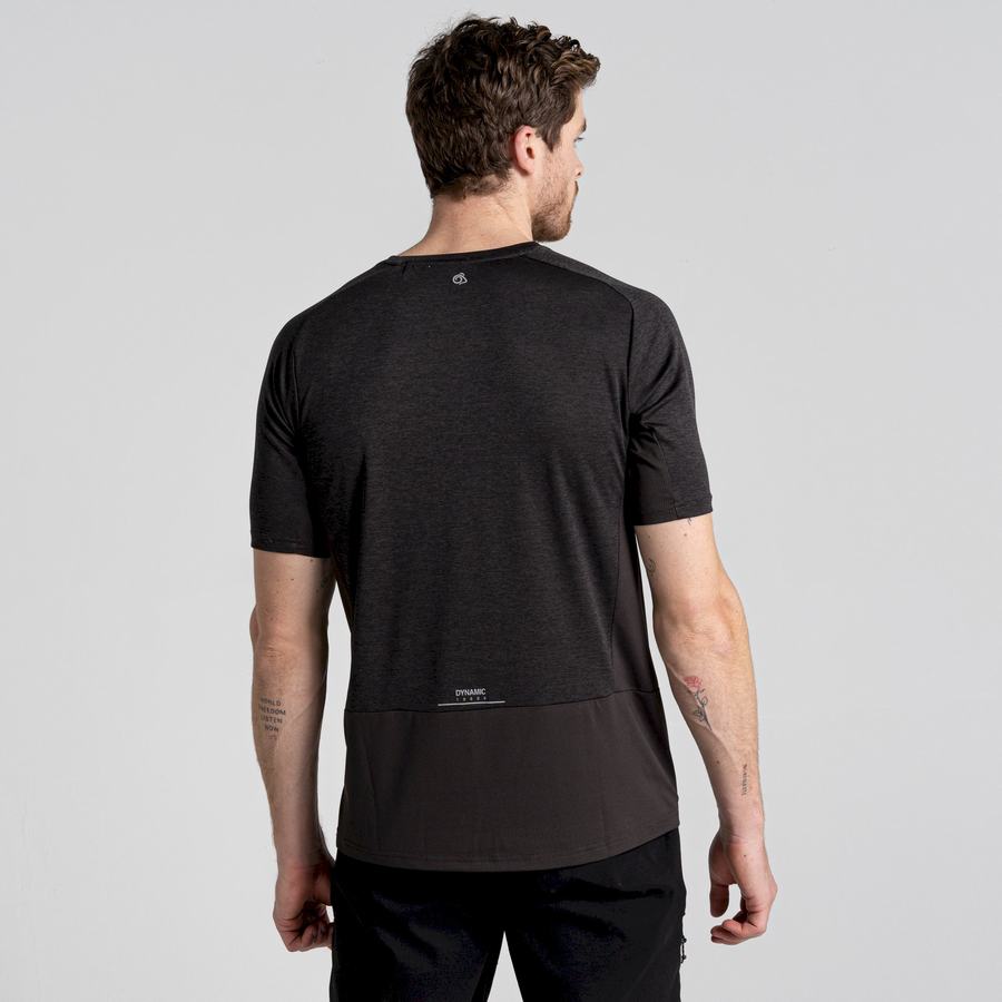 T Shirts Craghoppers Dynamic Pro Corta Sleeved Noir Homme | RYV-3083044