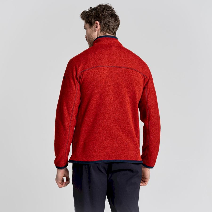 Chandails Craghoppers Torney Rouge Homme | ZBU-2135366