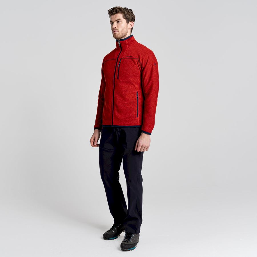 Chandails Craghoppers Torney Rouge Homme | ZBU-2135366