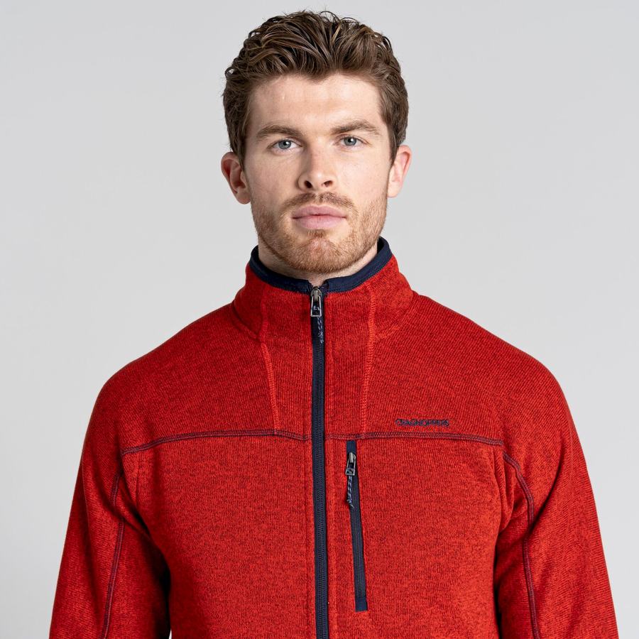 Chandails Craghoppers Torney Rouge Homme | ZBU-2135366