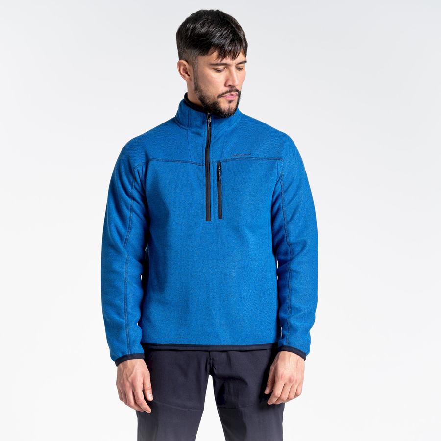 Chandails Craghoppers Torney Half Zip Bleu Homme | OAQ-7749243