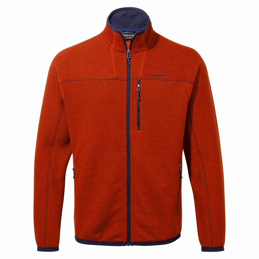 Chandails Craghoppers Torney Rouge Homme | ZBU-2135366