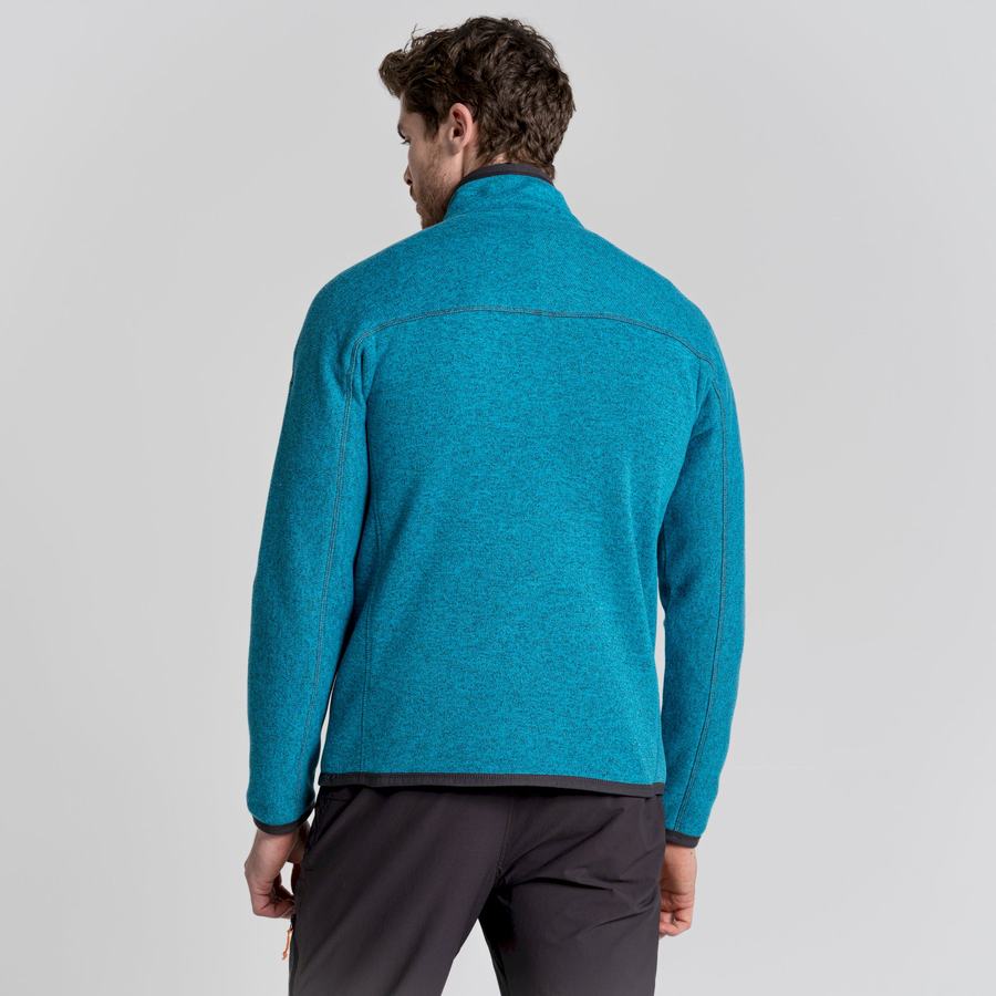 Chandails Craghoppers Torney Half Zip Bleu Homme | AMA-7850620