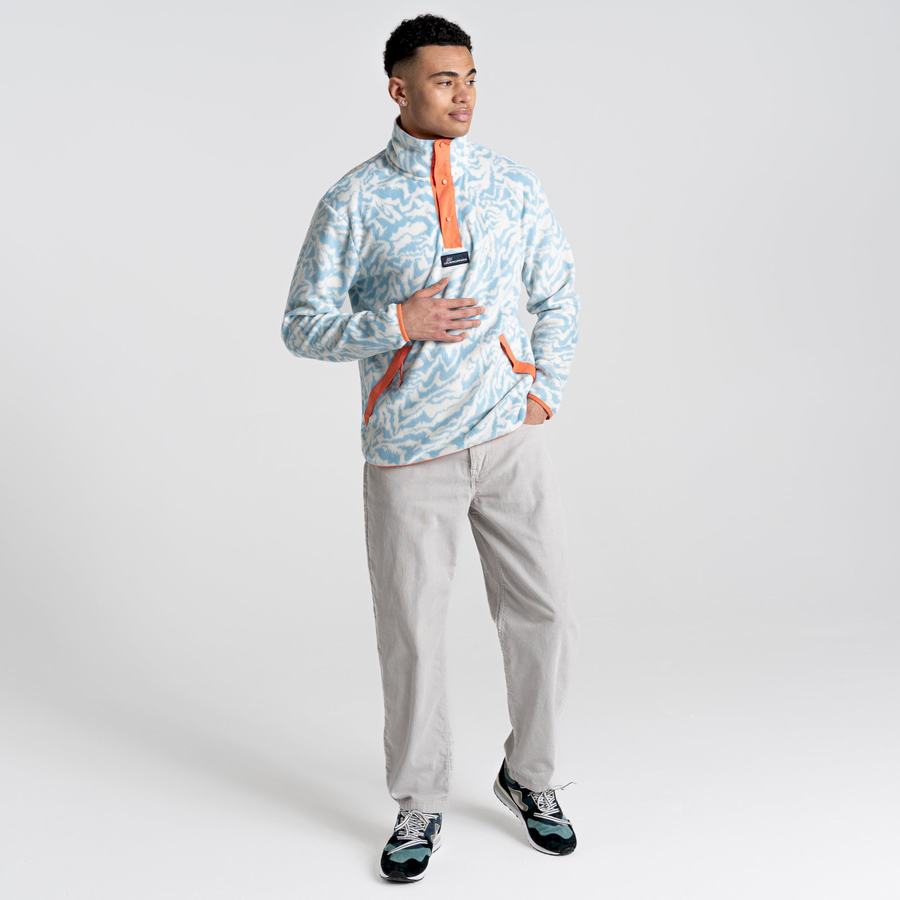 Sweats Craghoppers Teton Overhead Turquoise Clair Homme | ZOV-3634856