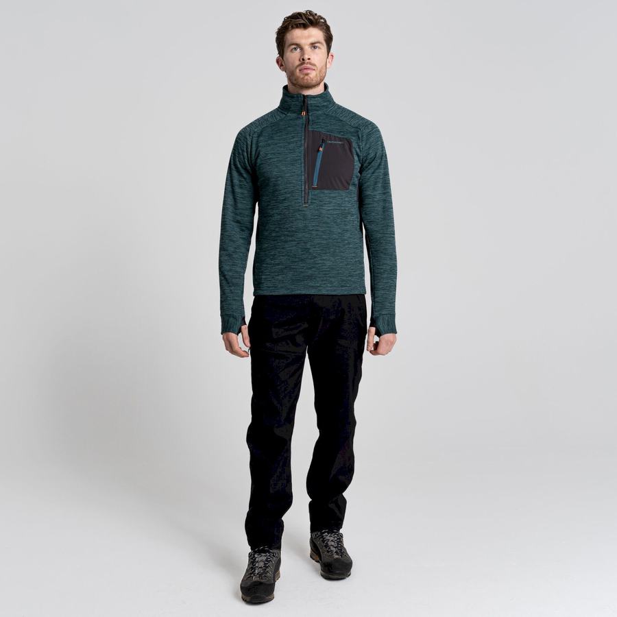 Chandails Craghoppers Tarbert Half Zip Vert Homme | ANQ-1871081