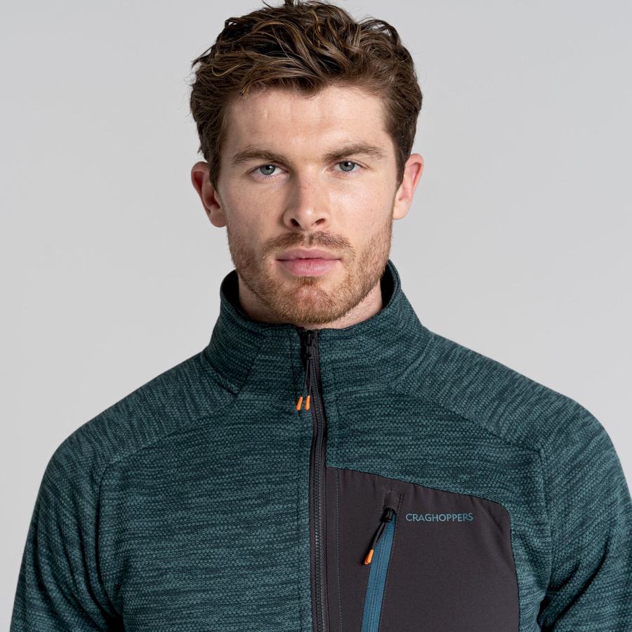 Chandails Craghoppers Tarbert Half Zip Vert Homme | ANQ-1871081