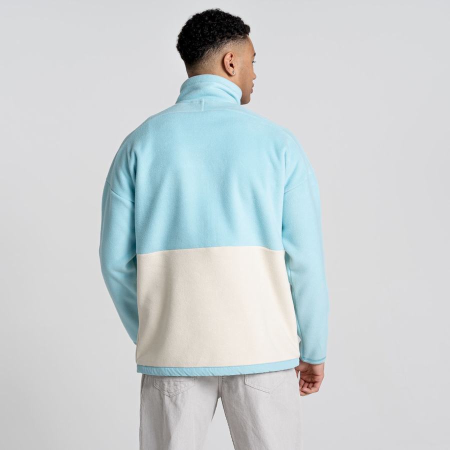 Chandails Craghoppers Spindle Half Zip Turquoise Clair Homme | LQT-7798190