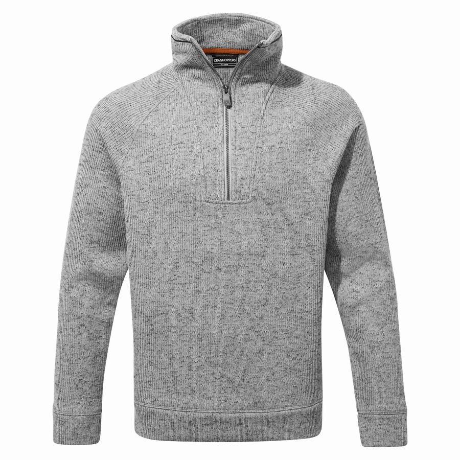 Chandails Craghoppers Logan Half Zip Grise Homme | JWL-3739077